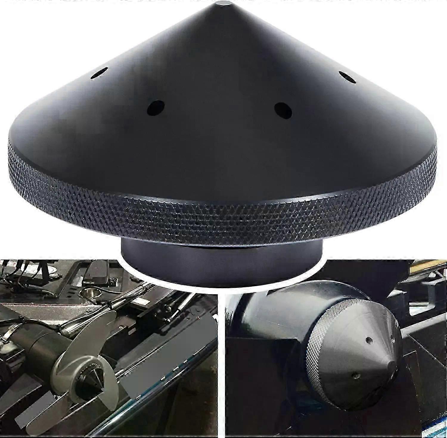 Eliminator Trolling Motor Prop Nut GFEL-MK-BK-DP Compatible with Minn Kota 80 101 and 112 Replace for T-H Marine (Black & Red)