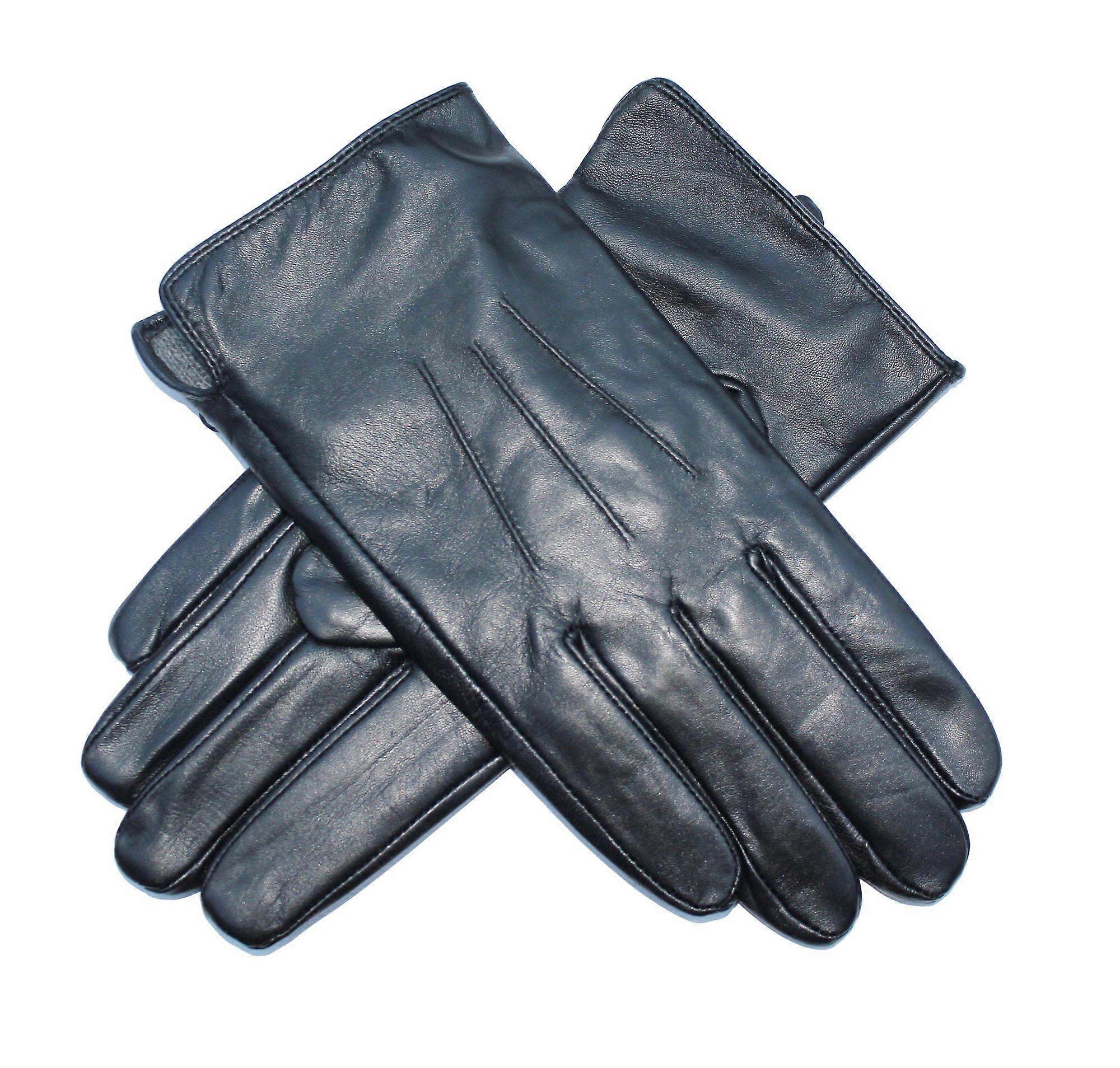 Luxury Cashmere Lined Butter Soft Black Gloves
