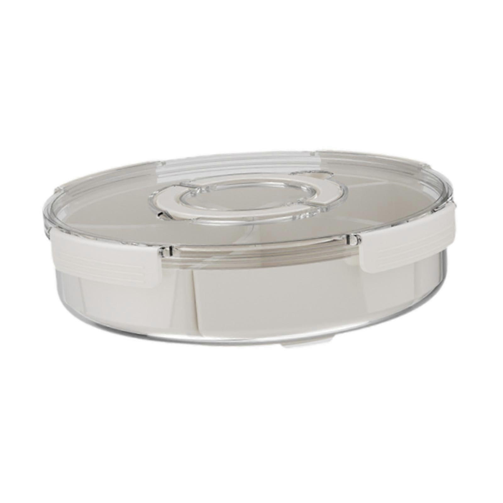 صينية تقديم مقسمة 5 فتحة منظم للوجبات الخفيفة ليلة فيلم الفواكه الجافة على الشاطئ