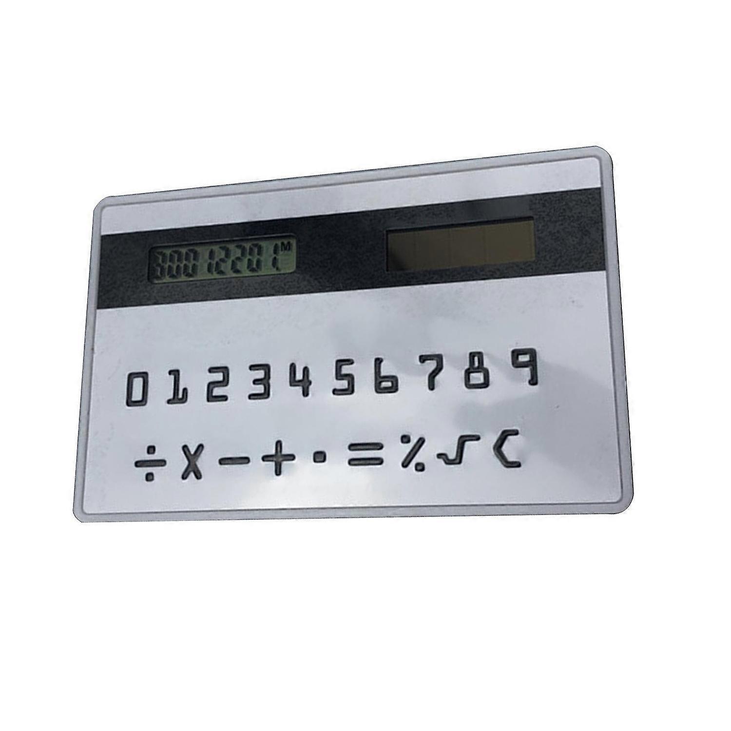 Student Calculator Creative High Accuracy Solar Powered 8-Digit Display Mini Calculator School Suppl