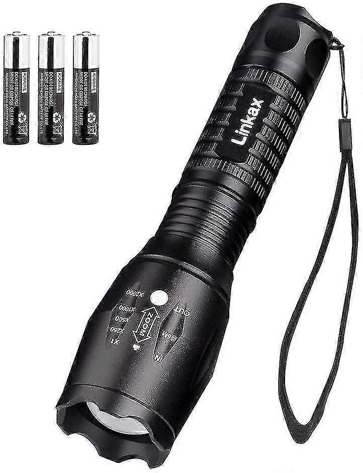 Led Torch Led Flashlight Adjustable Focus Handheld Flashlight Super Bright 1000 Lumens Pocket Torch