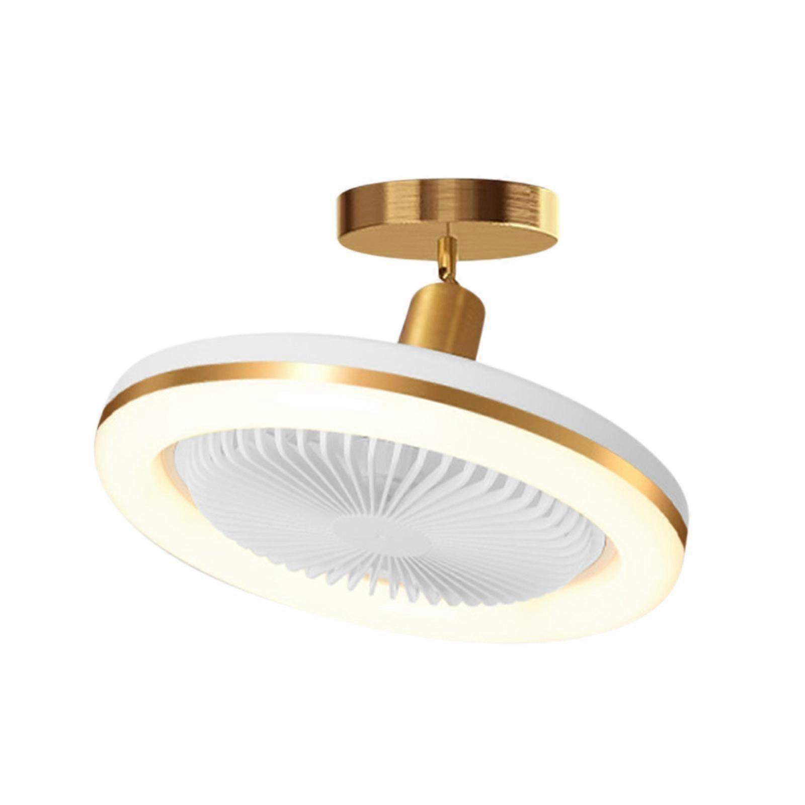 Fans For Bedroom Cooling Fan Ceiling Style Modern Sketchy And Luxurious Circular Dining Table Dining Hall Pendant Light Invisible And Silent Master Be