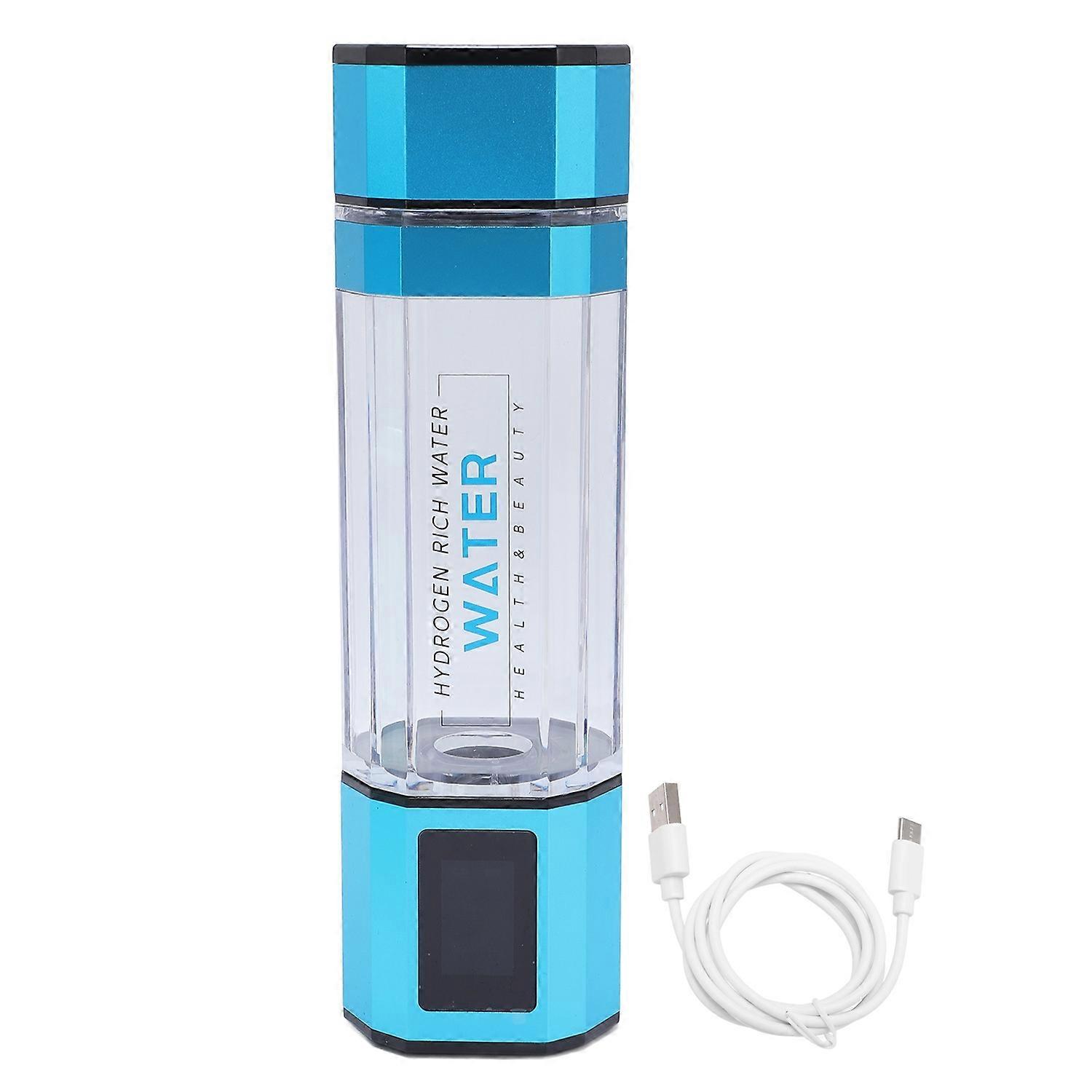 Hydrogen Water Bottle 300ml 5000ppb PCTG Type C 5V Portable Hydrogen Rich Water Generator Cup for Ho