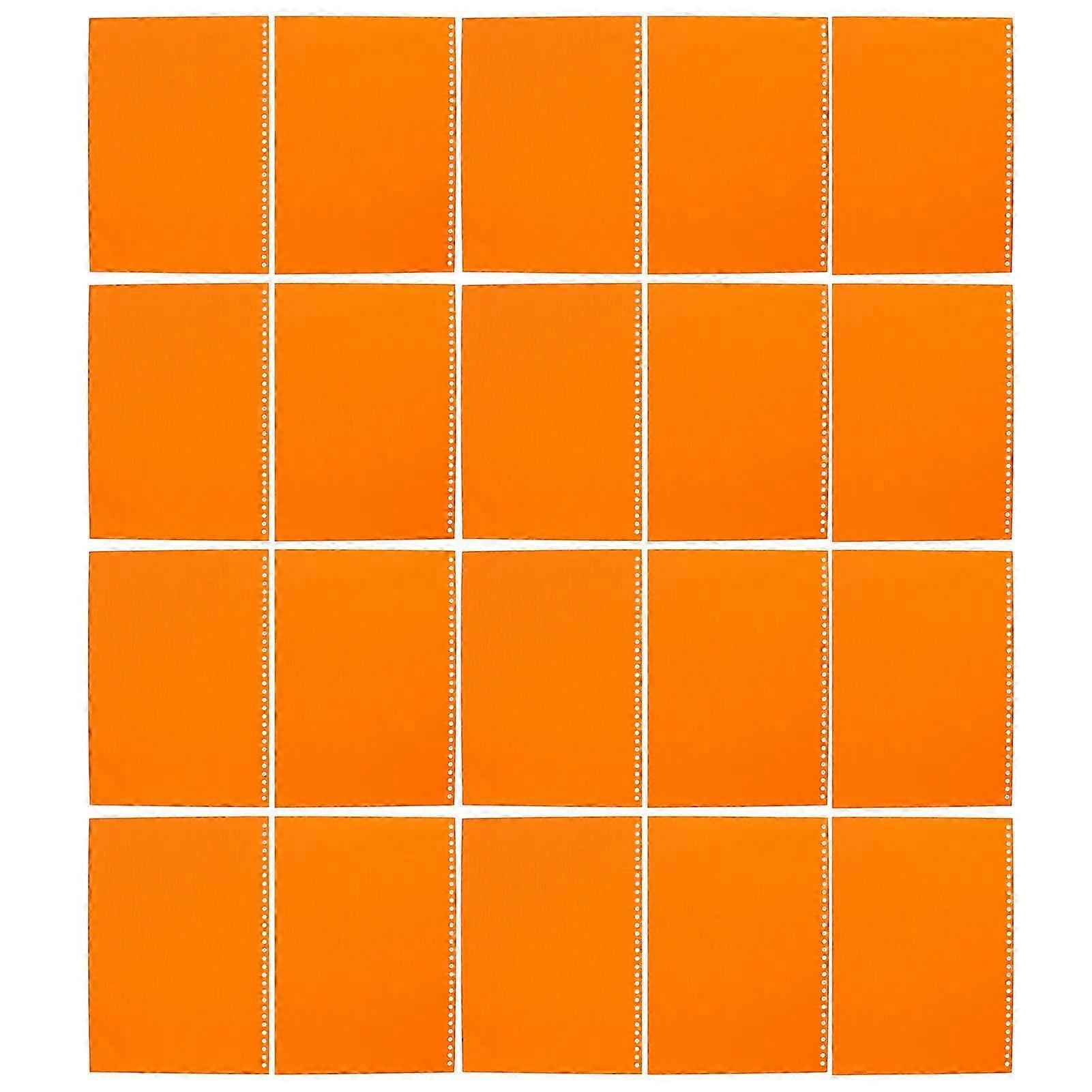20 Sheets Binding Presentation Cover A4 30 Holes Thickened PP Loose Leaf Paper Binding Covers for School Office