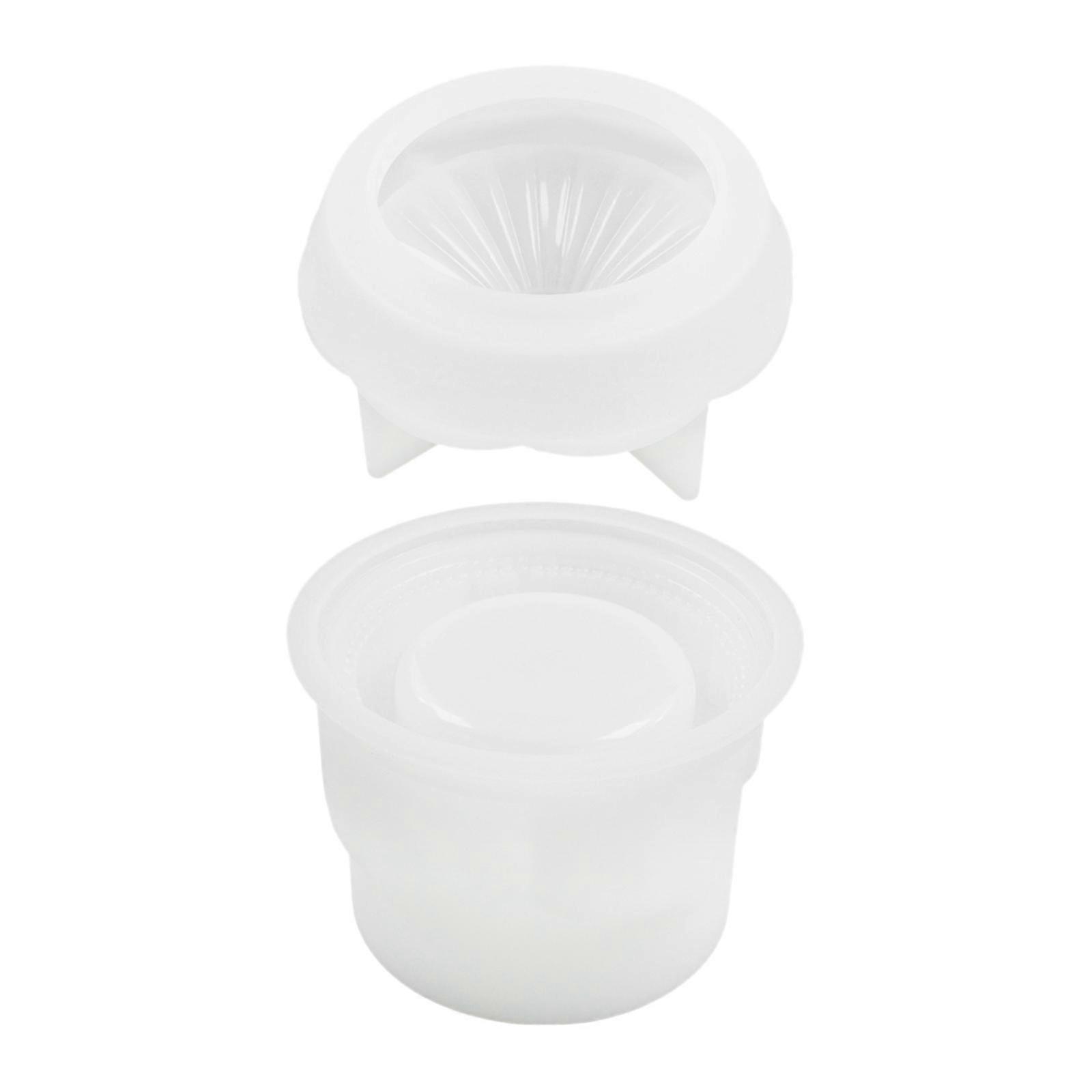 Storage Jar Resin Casting Trinket Container Storage Bottle with Lid DIY Tool