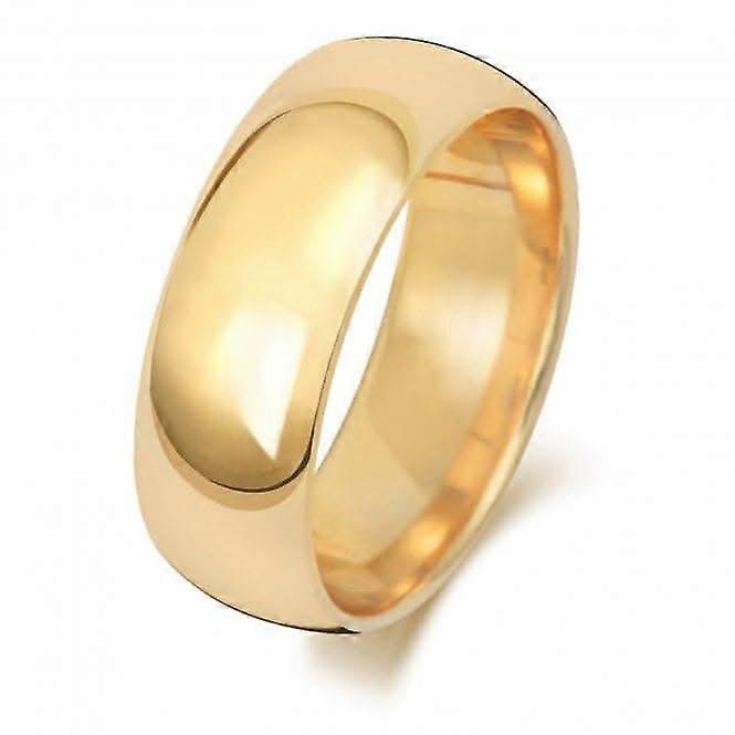 Wedding Band 18K Trad Court 7mm-1.5 Wedding Ring WQ167M