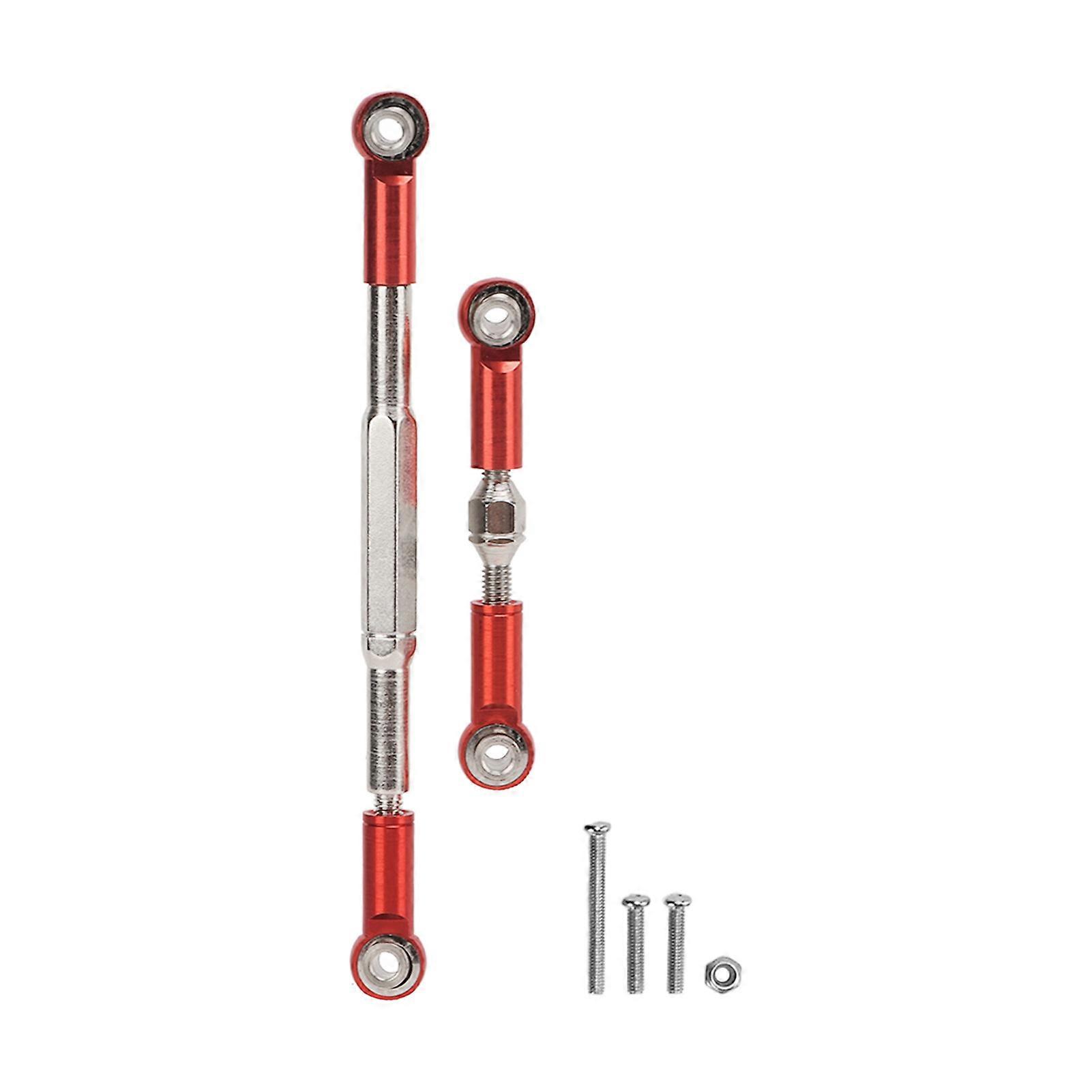 Steering Pull Rod Set for WPL RC Military Truck Upgrade Spare Parts Servo AccessoriesRed