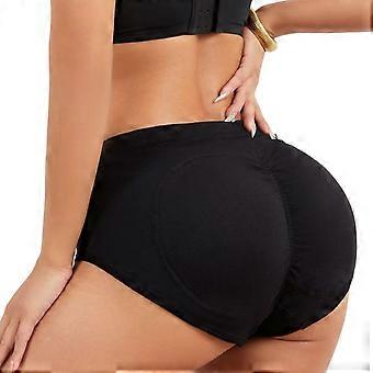 Hüftverstärker Gepolsterte Hose Bodyshaper Unseamed Gefälschte Arsch Polster Höschen Gesäß Pushes Up Unterwäsche Frauen Dessous XS Schwarz