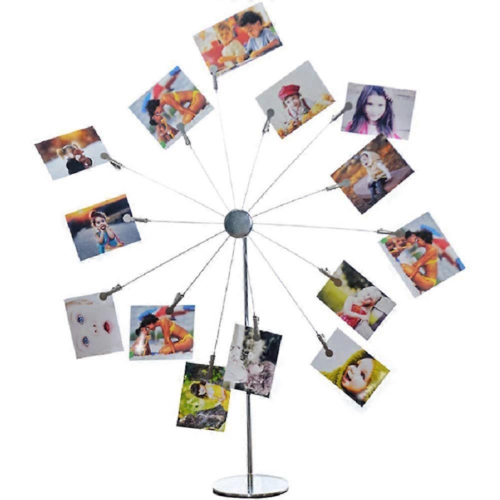 Mollytek Desktop Photo Holder Clips Postcard Gift Card Image Stand Decor Tree Tree Tabrı Table Screen Sky Wheel