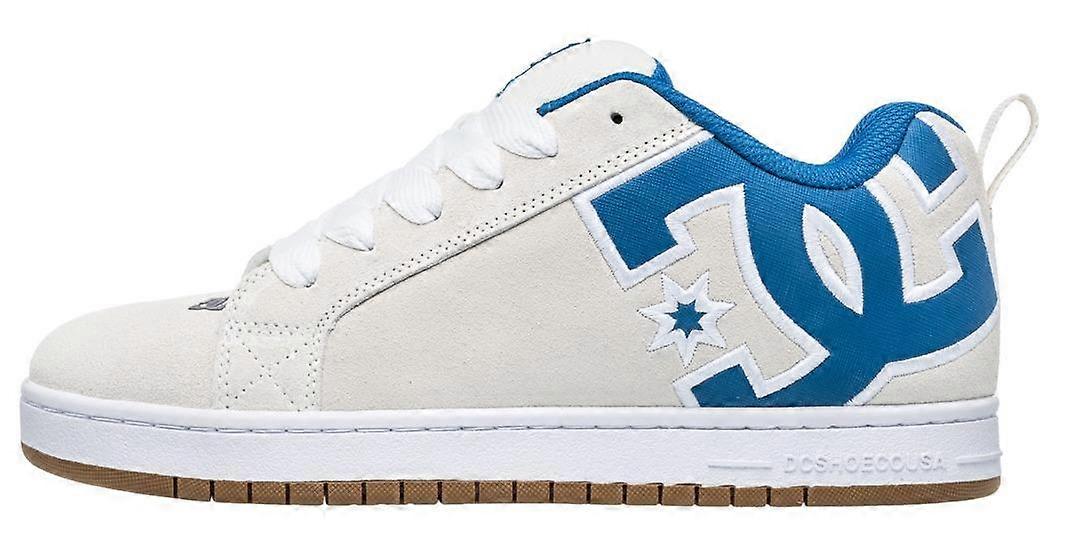 DC Court Graffik Off White Gris Homme Skate Trainers Chaussures