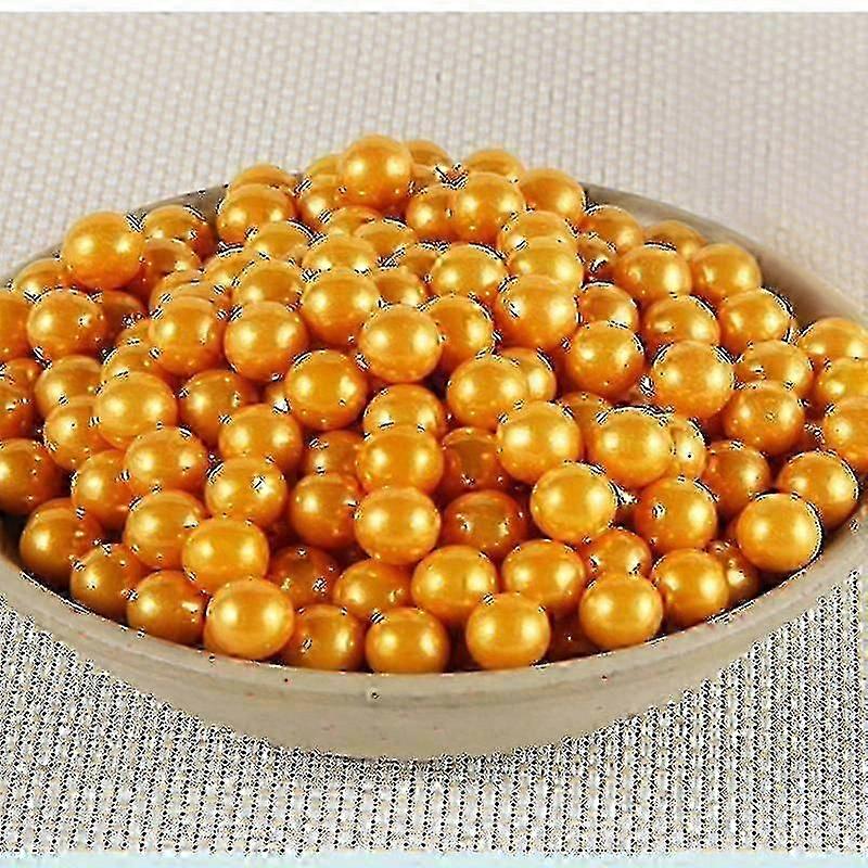 50 גרם 2-14 מ"מ חרוזים צבעוניים אכילים פנינת סוכר כדור יצק עוגת אפייה סוכריות זהב כדור עוגת חתונה קישוט סוכריות חימר