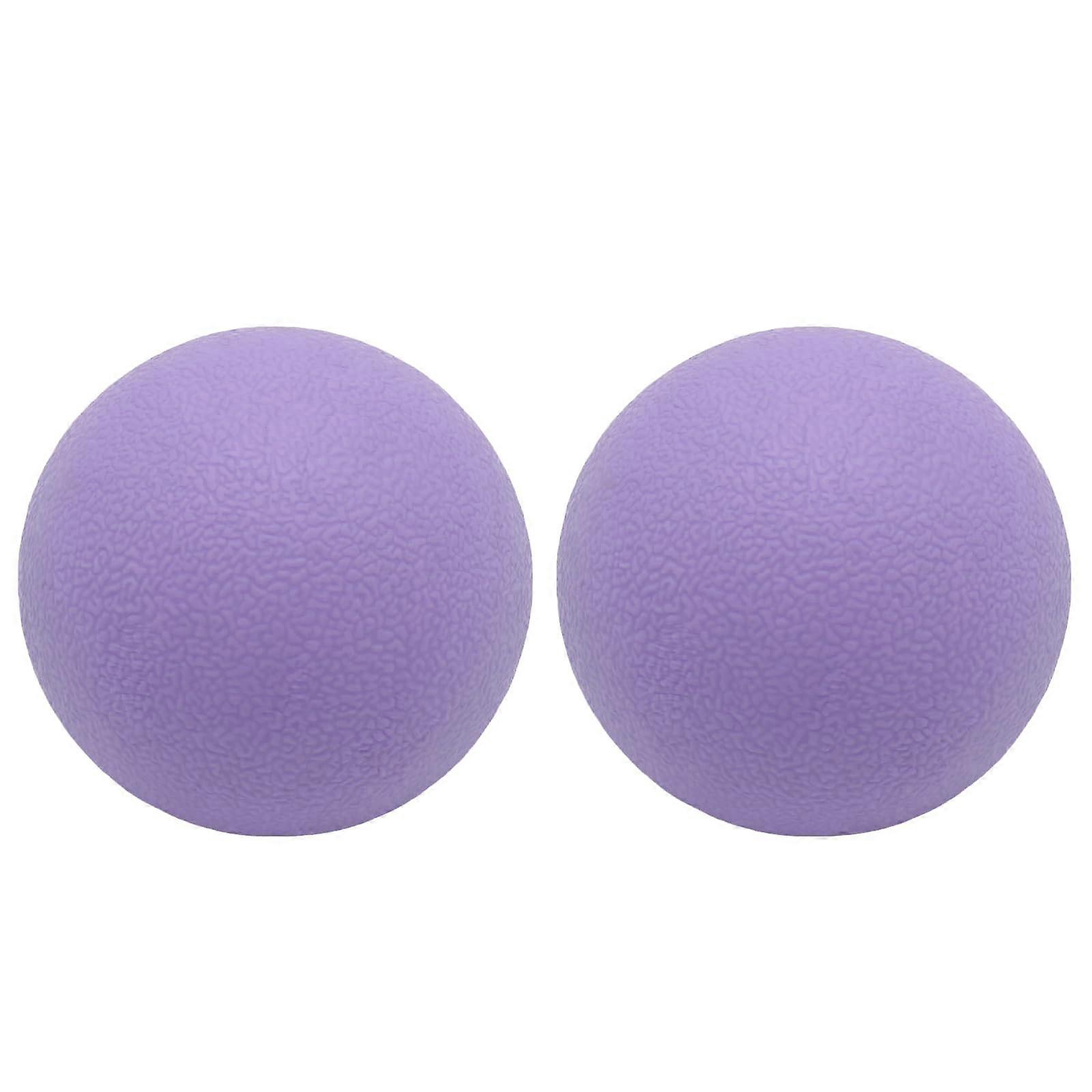 2 Pack Firm Trigger Point Massage Ball for Deep Tissue Yoga and Physiotherapy Myofascial Release