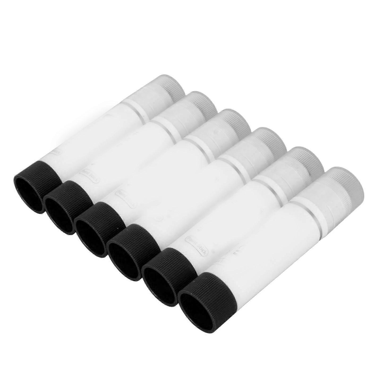 6Pcs Paint Sticks Quick Drying Washable Vibrant Pure Color Easy to Use Paint Pens for Coloring Painting Doodle Black