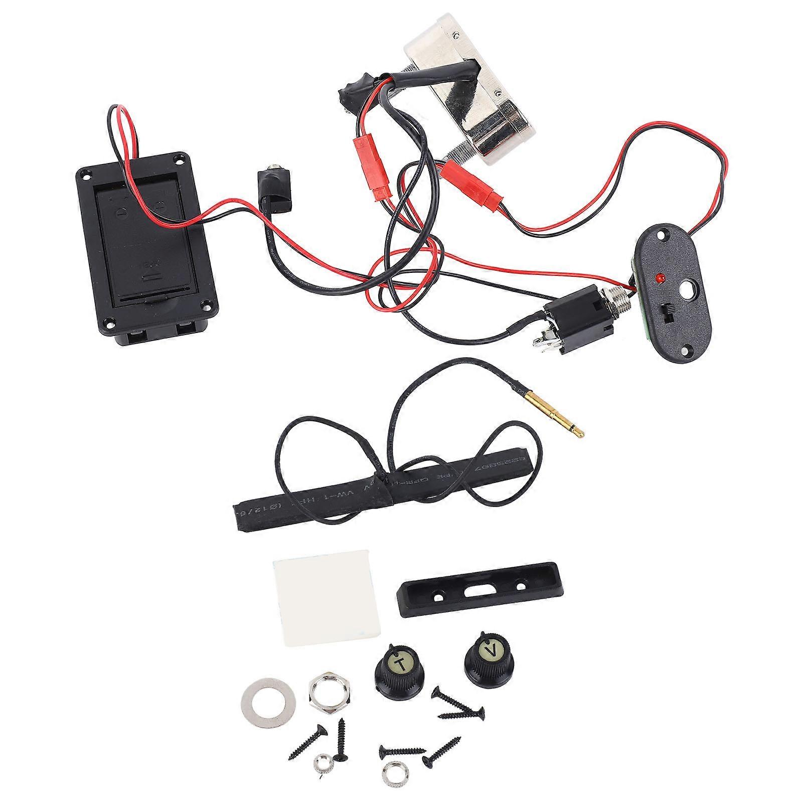 Metal and Plastic Cello Pickup, High Sensitivity, Low Noise, Professional Equalizer Replacement