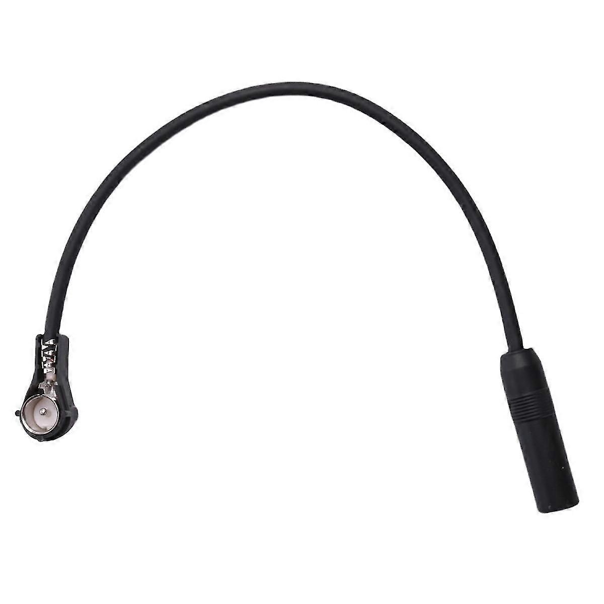 Car Am Fm Dab Radio Aerial Antenna Coax 30cm Adapter Lead Din 41585 To Plug For Seat Smart