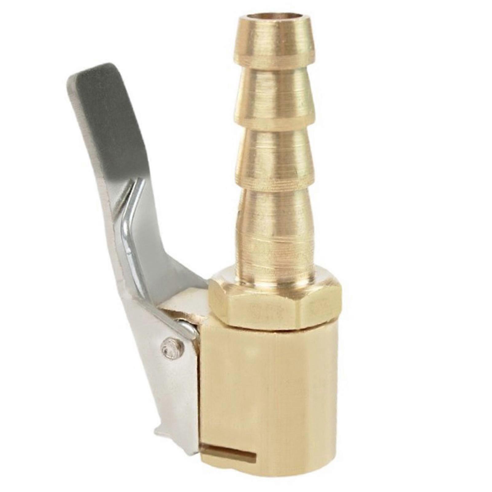 Tire Air Chuck with Clip Adapter Quick Connector Closed Flow Tire Chuck Adapter