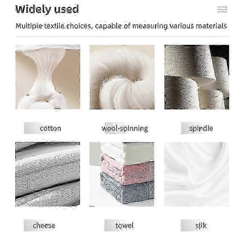 Yarn Moisture Meter Wool Silk Woollen Textile Materials Humidity Tester Lcd Digital Display Cotton Hygrometer Bs