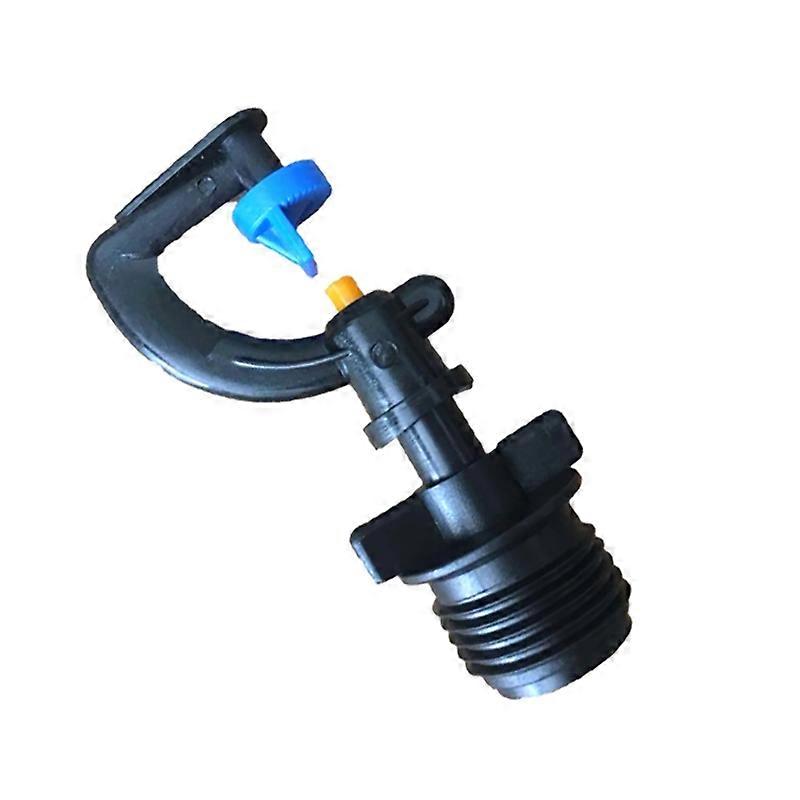 5PCS 180 Degree Rotating Sprinkler G Type Yellow Small Wheel Nozzle Pile Connector For Irrigation Garden Watering