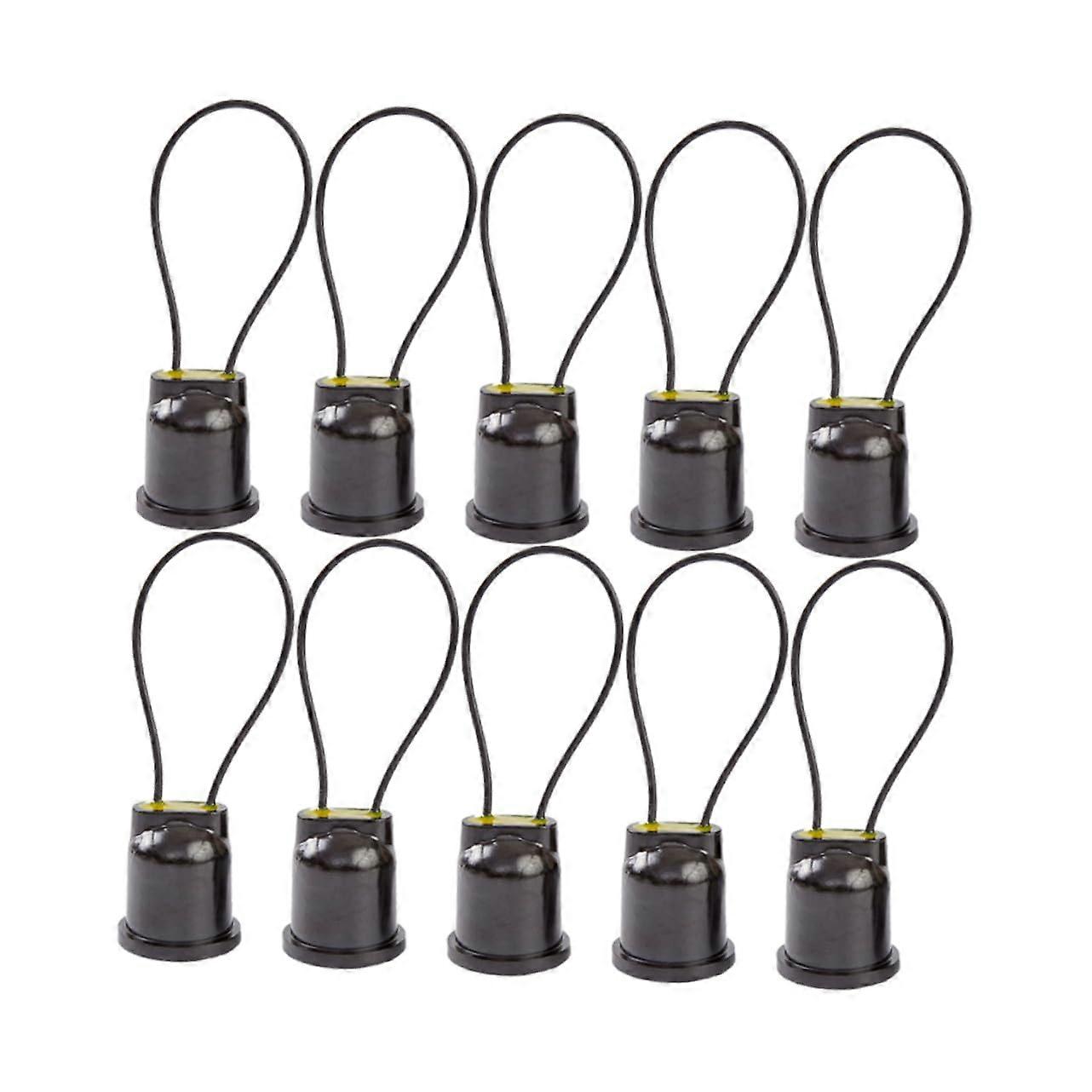 10pcs E27 Screw Bulb Bases Lamp Holders Ceiling Light Adapters for DIY Home Decor