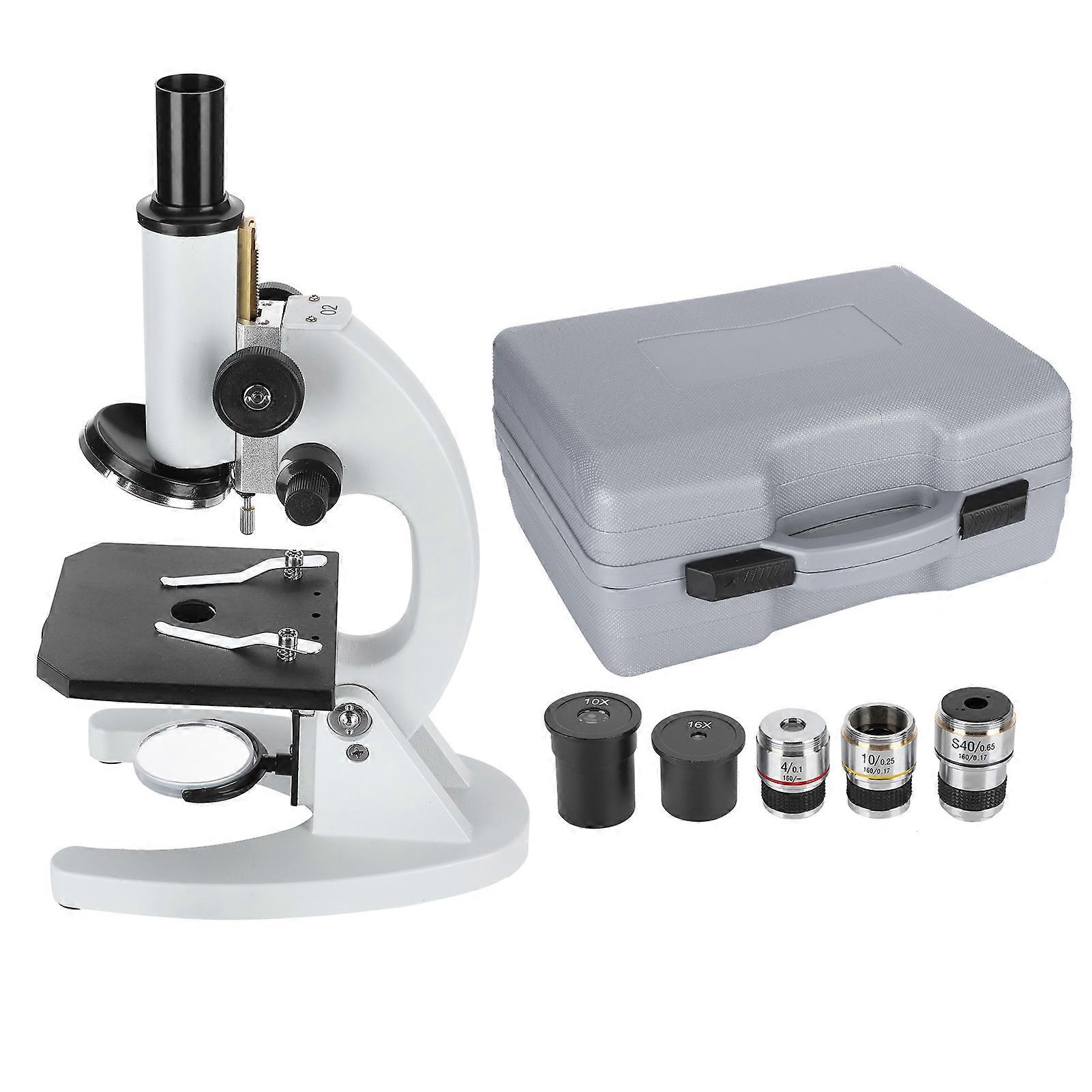 J02041 640X Microscope Biological Educational Tool School Accessories for Student Labs