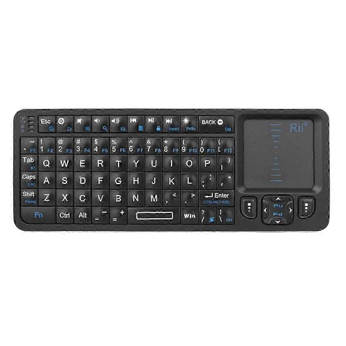 Mini Bluetooth Keyboard, Backlit Wireless Keyboard with IR Learning