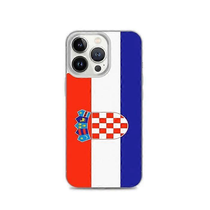 iPhone Case - Croatia Flag - iPhone 13 Pro - Flexible - Multicolored - Vertical