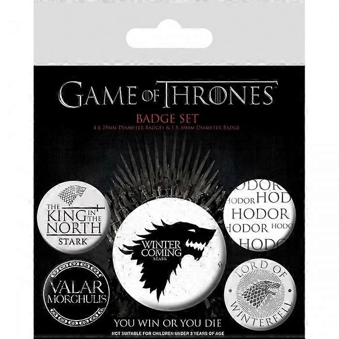 Game of Thrones Button Badge (Pack of 5)