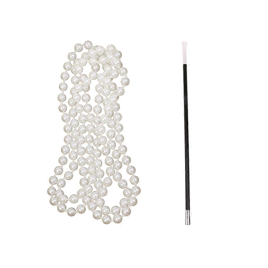 1920-luvun naisten flapper lisävaruste Gatsby naamiaispuku puku juhlakoristelu