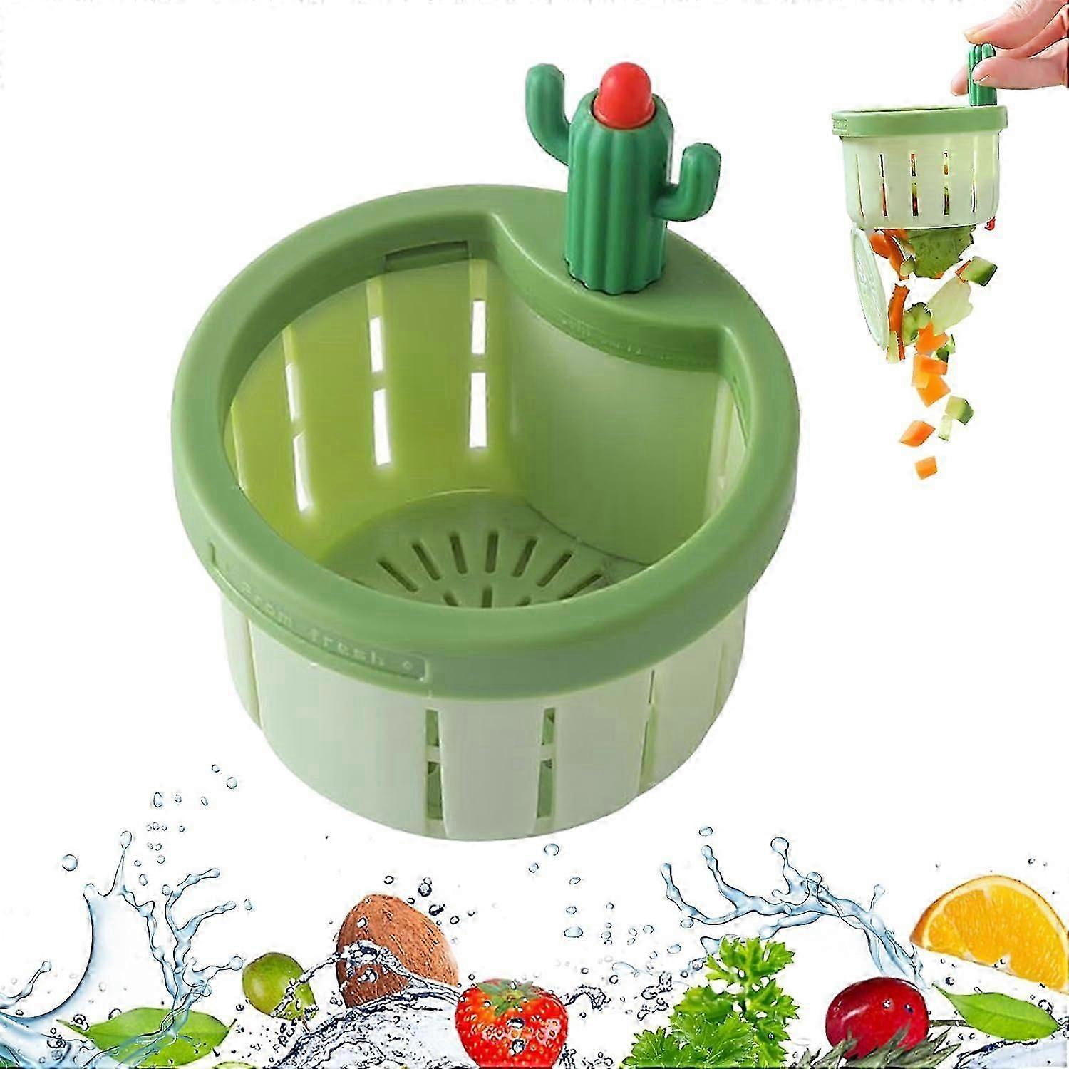 Cactus kitchen sink drain strainer 2024 new cactus sink strainer push-pull automatic drain basket multifunctional household cactus sink drain basket s