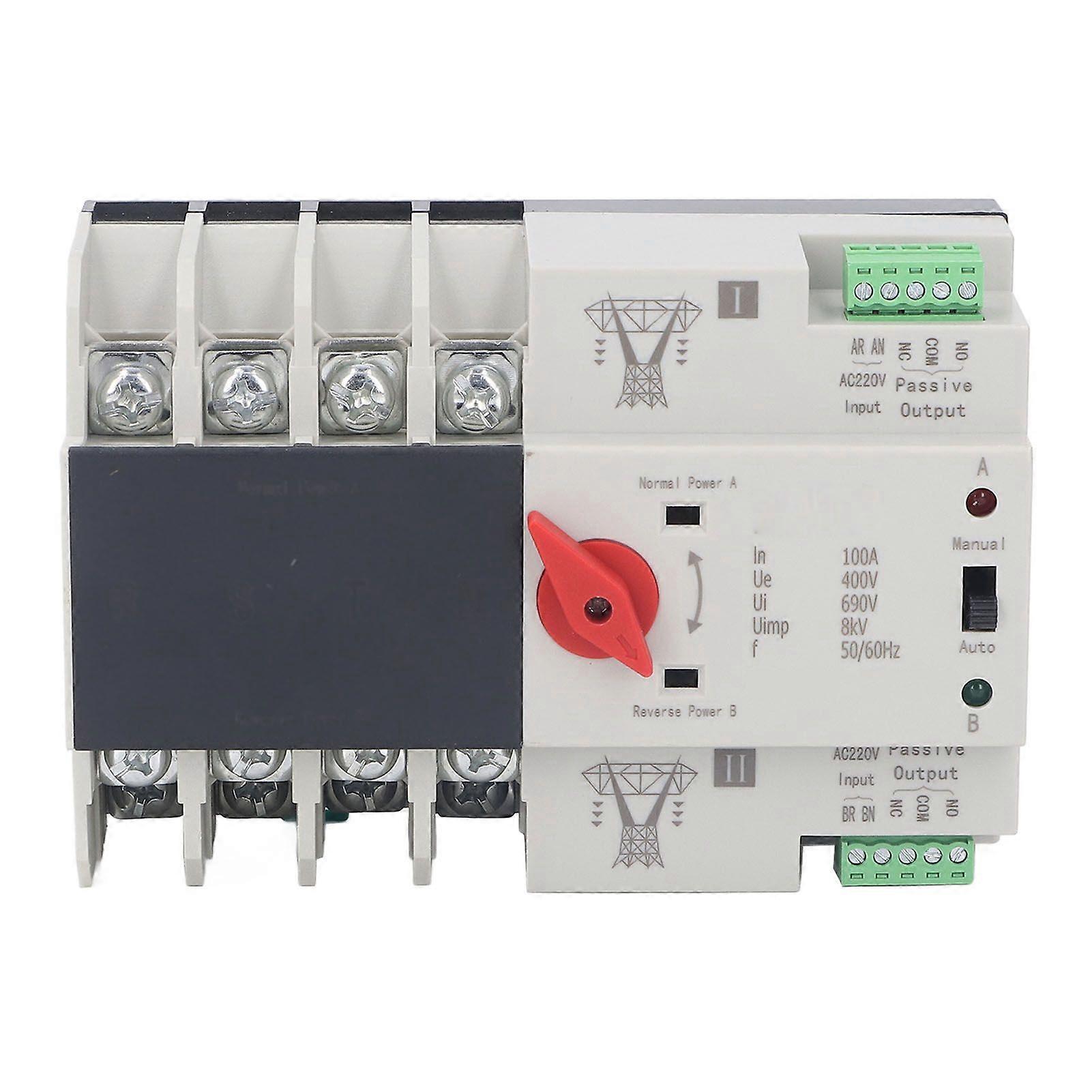 High quality  ZGQ5-100/4P 400V dual power automatic transfer switch