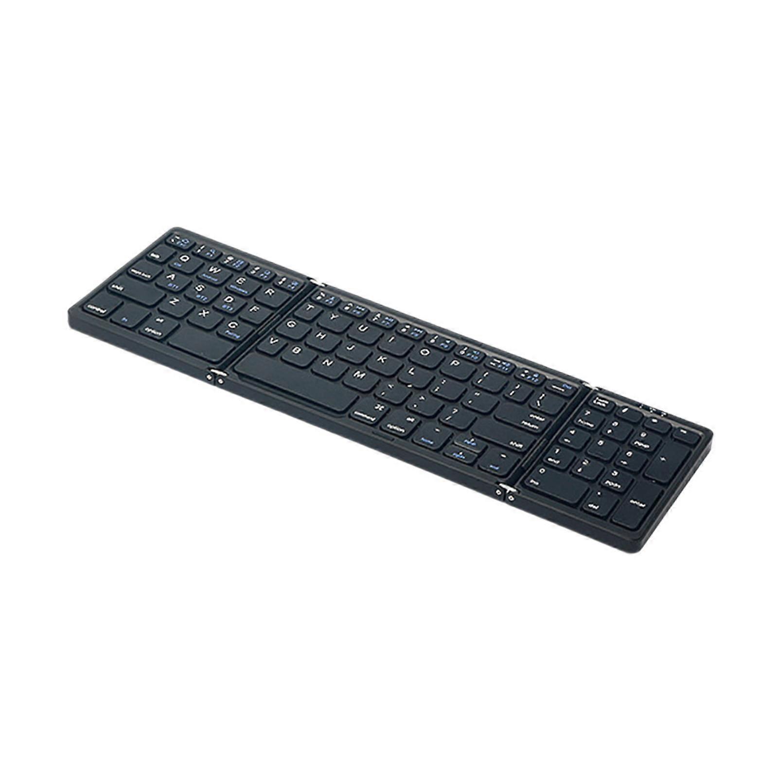 Folding Keyboard Sturdy Practical Computer Keyboard for Office Travel Laptop