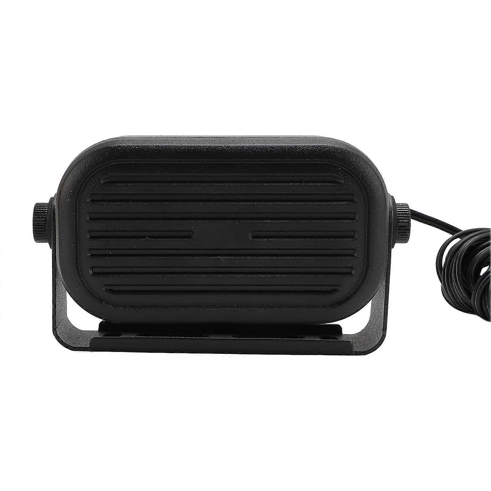 SP‑35L 3.5mm Car External Speaker 14.76ft Cable Length Mini External Speaker for CB Radio Ham Radio Scanners Mobile Transceiver 