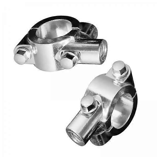 3x10mm moto 7/8 '' guidon miroir pince support de montage chrome