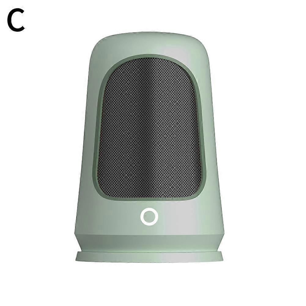 Green (C) US$ Manufacturer New Desktop Heater PTC Heating Electric Heater Household Heater High Power Mini Heater Cross-border