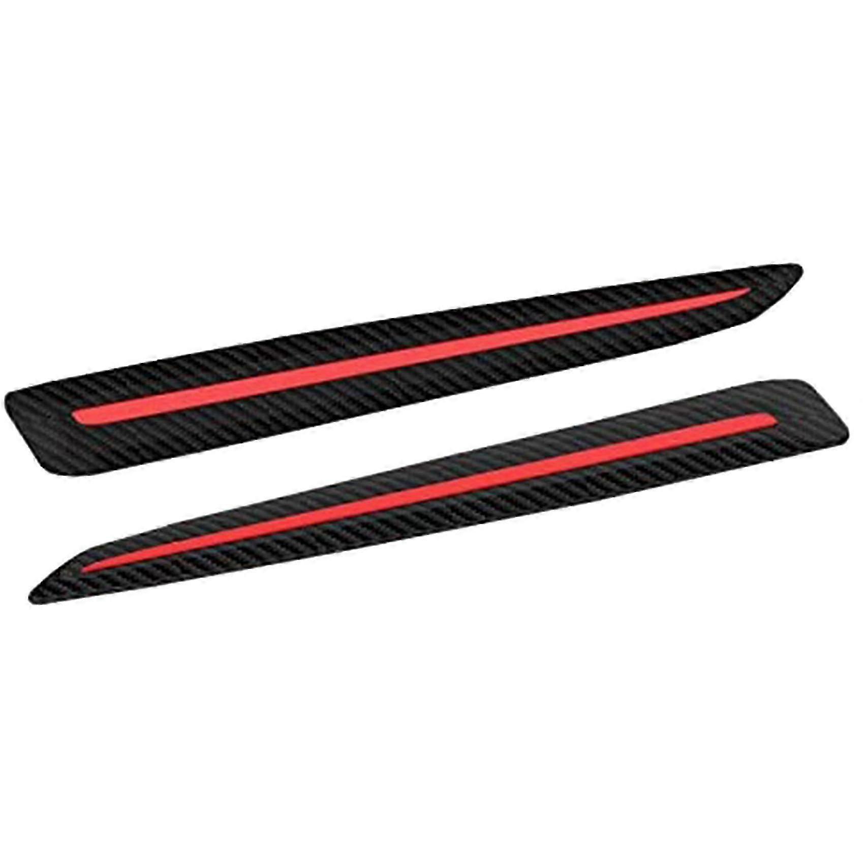 2 Pack Universal Anti-Collision Patch Bumper Guard Strip Anti-Scratch Bumper Protector Trim Compatible with Various Vehicle Brands