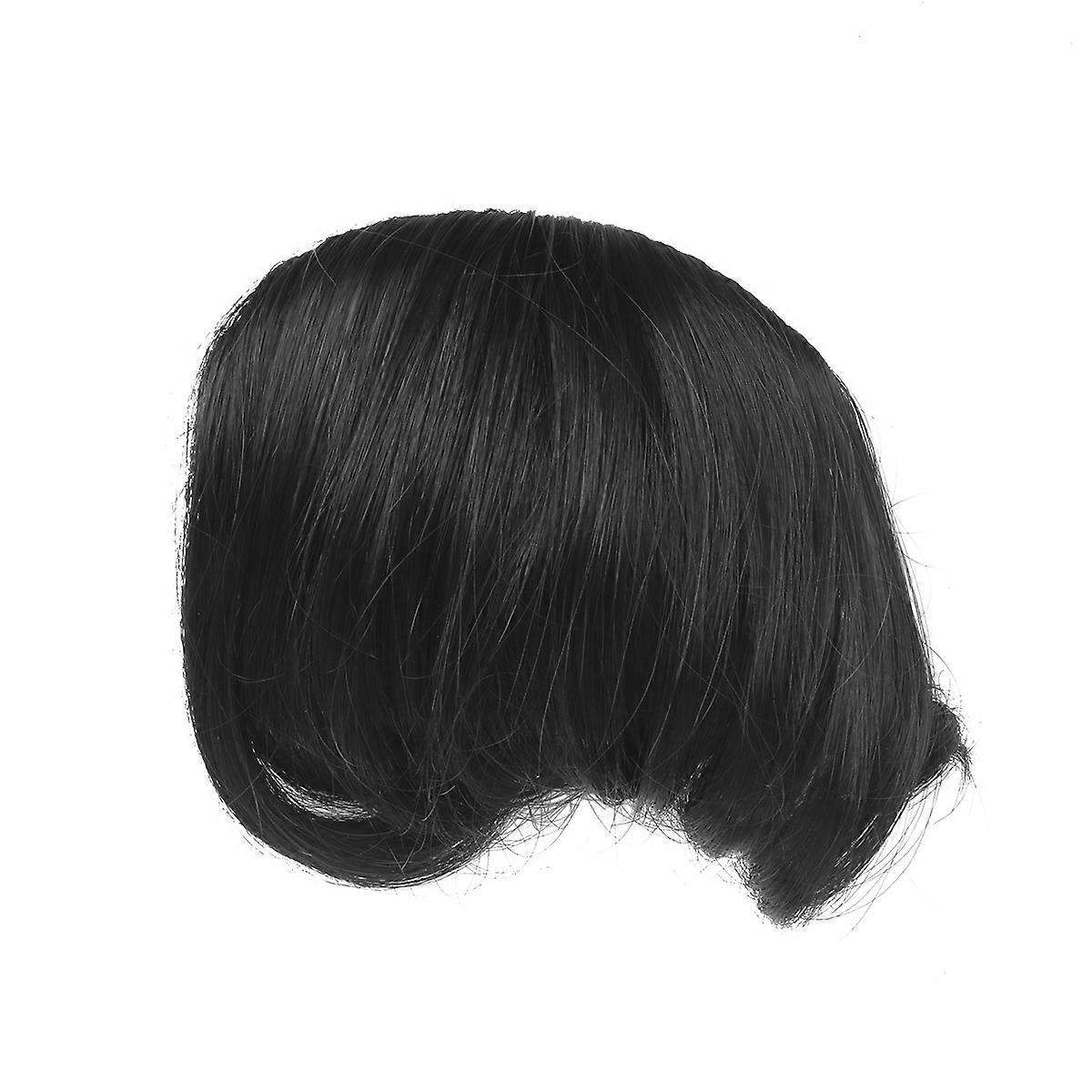 Retro Style Wig for Women, Long Bangs with High-Temperature Fiber, Comfortable and Stylish