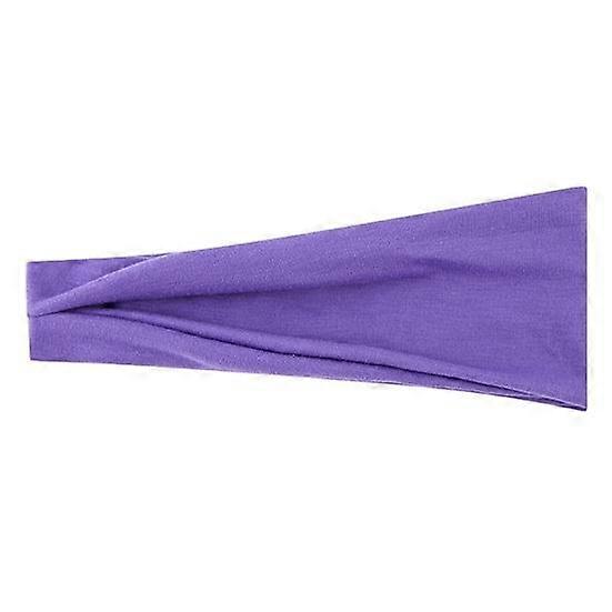 Sweat Resistant Sports Headband Stay Cool And Dry Solid Color Headband for Yoga Running And Fitness