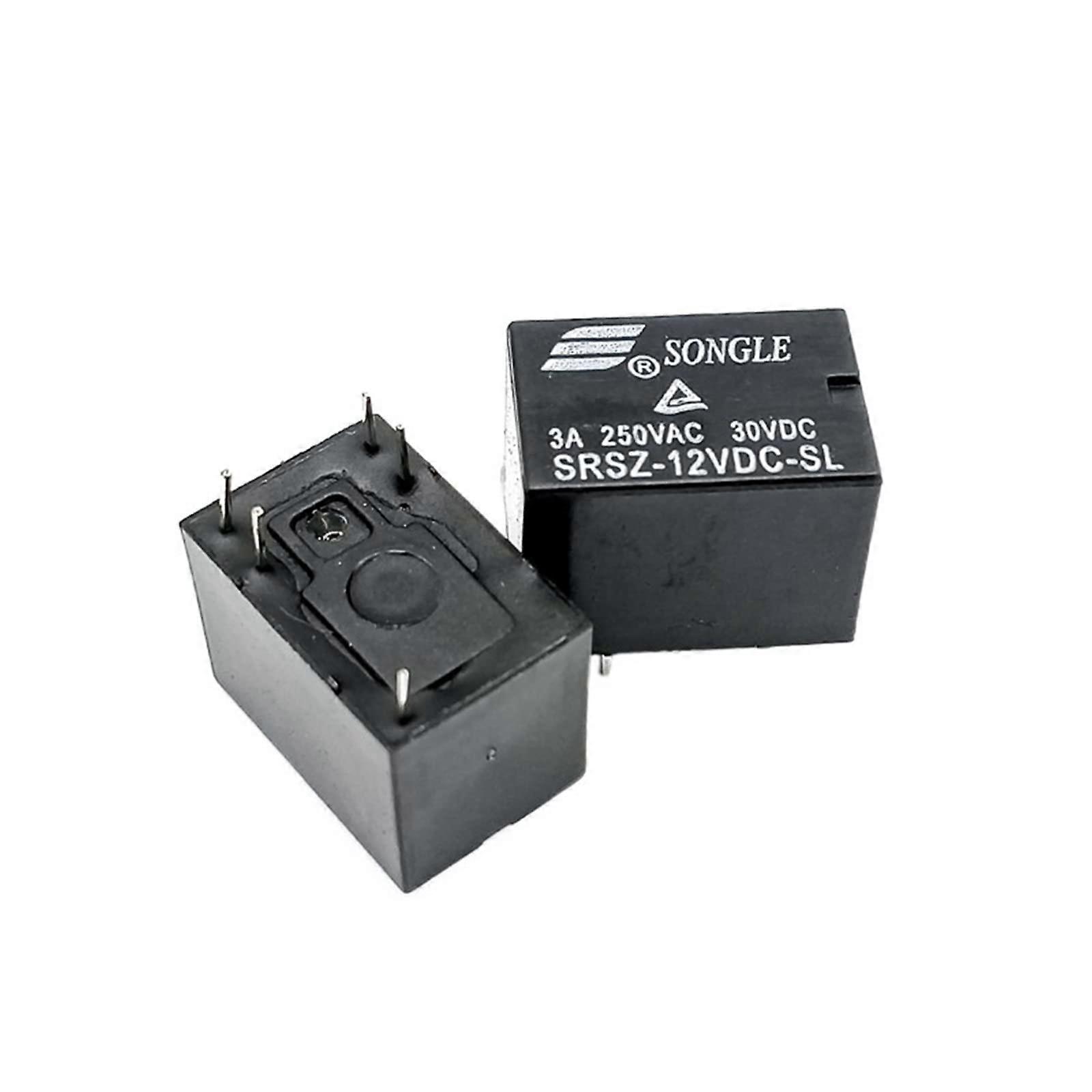 Signal Relay SRSZ-05VDC-SL, 5-Pole, 3A, 250V, Size SRSZ-12VDC-SL, 1 Piece