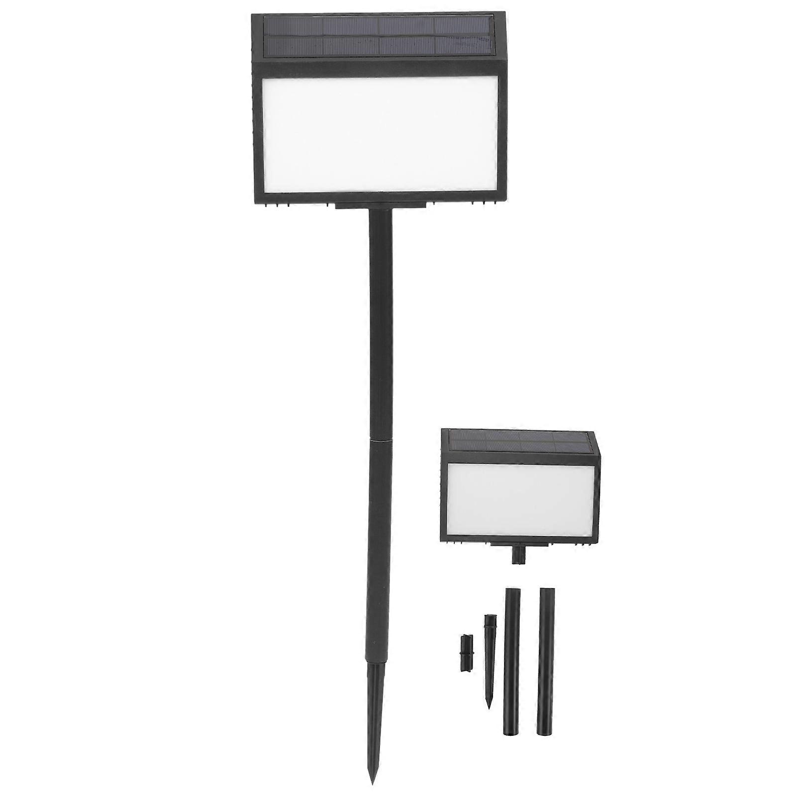 Solar Powered Outdoor Address Sign with Bright Illumination, Wall or Ground Mountable Design for Easy Identification