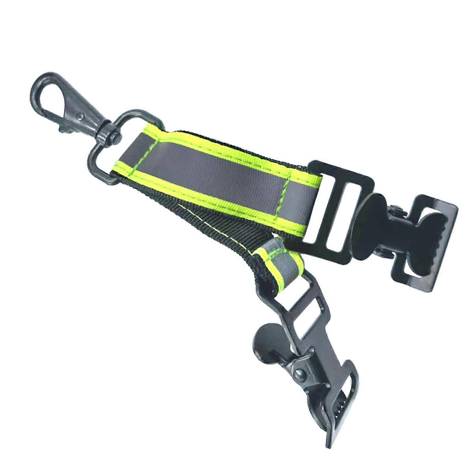 Reflective Gloves With Belt Clip Mitts For Firefighters And Emergencies, Adjustable Size, Hi-Vis Reflective