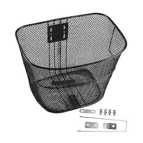 Fahrradkorb Large Storage Basket with Short Support and Long Clamp for Bikes, Compatible with Various Models, Durable Material