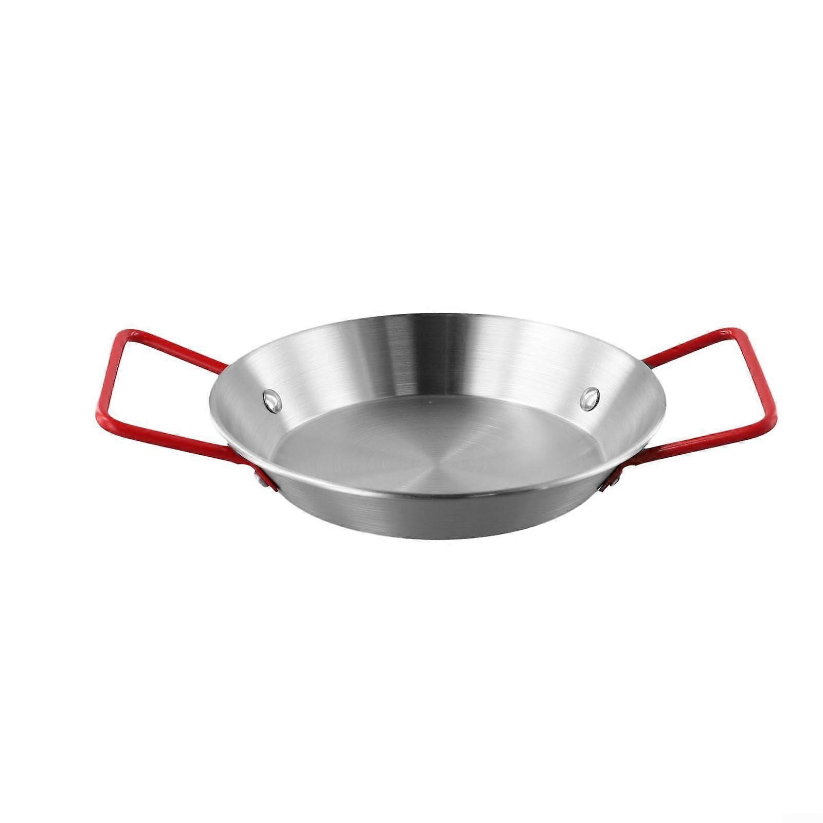 Easy to maintain: The functional design of the stainless steel wok snack tray (18 cm).