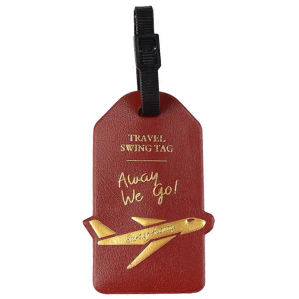 Suitcase Boarding Tag Loss Prevention Airplane Shape 4.52X2.44X0.39in 1Set