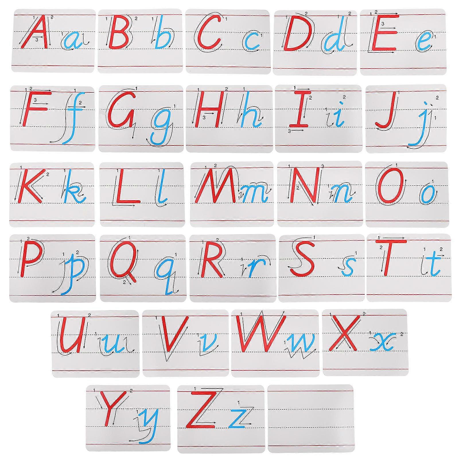 Educational Alphabet Magnets Uppercase Lowercase For Home Education Children Parents Educators Multi 18.00X14.00X0.50CM 1Set