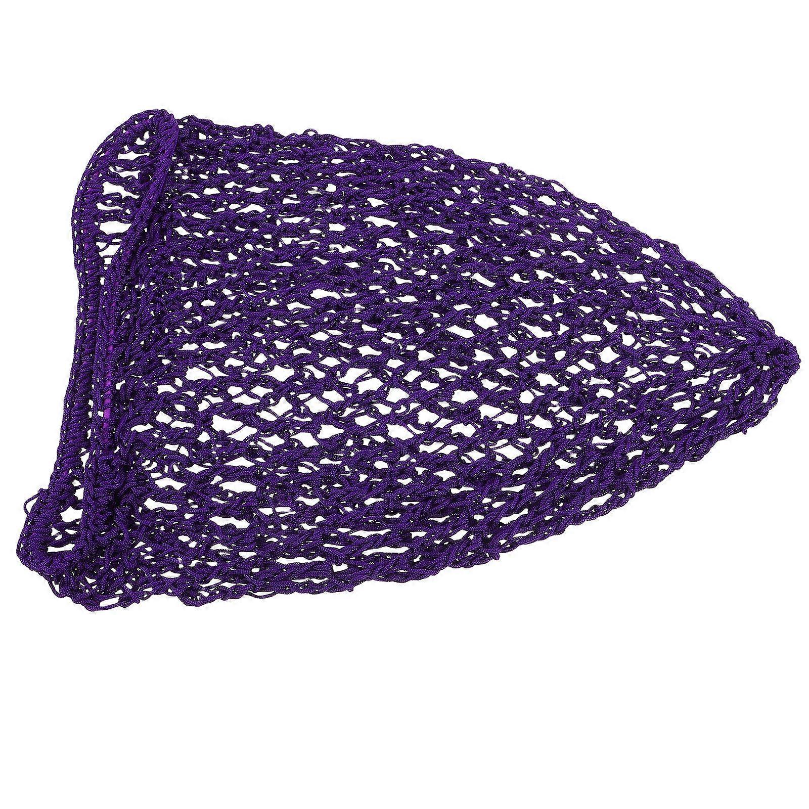 شبكة الكروشيه الشعر صافي سنود نمط صيانة المرأة العروض المسرحية التبعي البوليستر مادة البنفسجي 27.00X18.00X0.10CM 1 قطعة