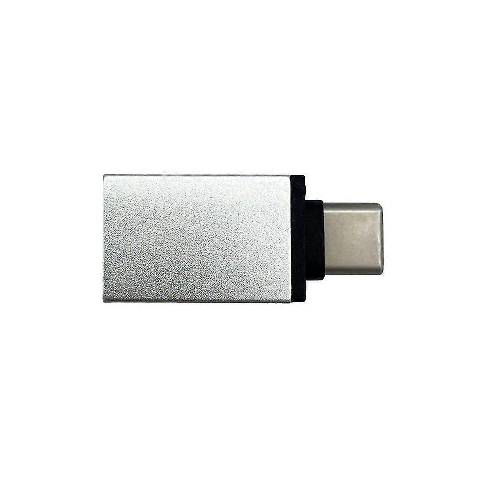 USB C Data Blocker, USB-A to USB-C Data Blocker Protect Against Juice Jacking, Support Safe Fast Charging Silver
