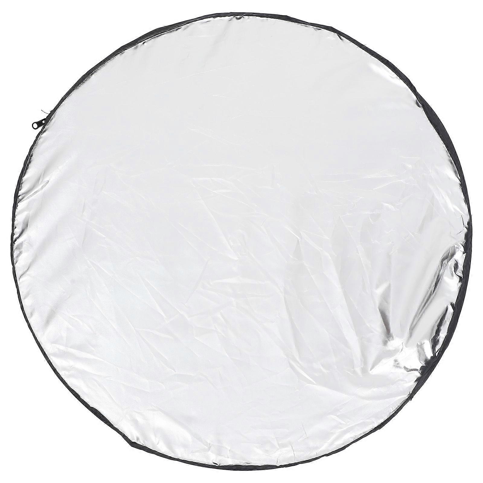 Light Diffuser Photography Reflector Portable Gold Round Photography Supply 60cm x 60cm x 1cm 1Pcs