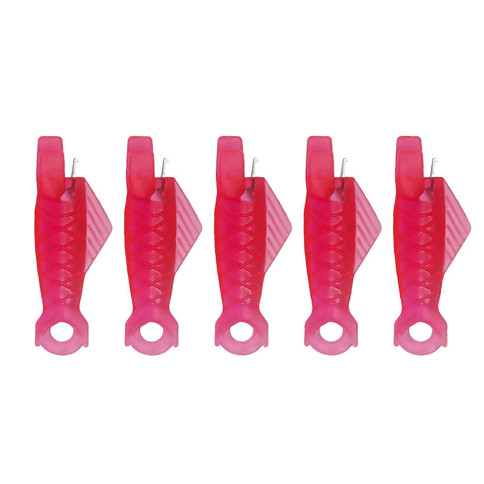 Professional Needle Threading Set Plastic Loop Inserters Fast Automatic Operation Compact Sewing Machine Accessory  Pink
