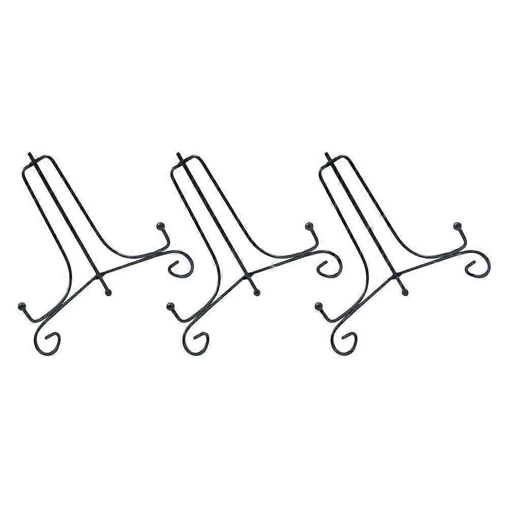 Plate Display Holder Tea Cake Display Bracket Wedding Celebration Storage 3.9X3.9X3.1in 3Pcs