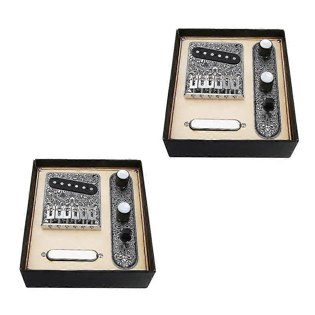 2 Set 3 Way Prewired Control Plate Bridge Replacement Accessory for Tele TL